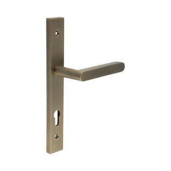 Picture of CR-101 Antique Brass Multi Point Backplate Door Handle - CR-101G4AB