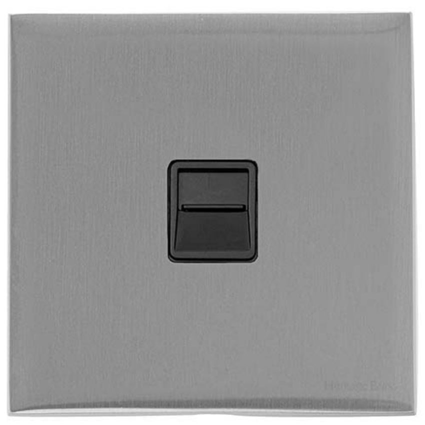 Picture of 1 Gang Master Line Socket - Satin Chrome - W35.691.BK-M