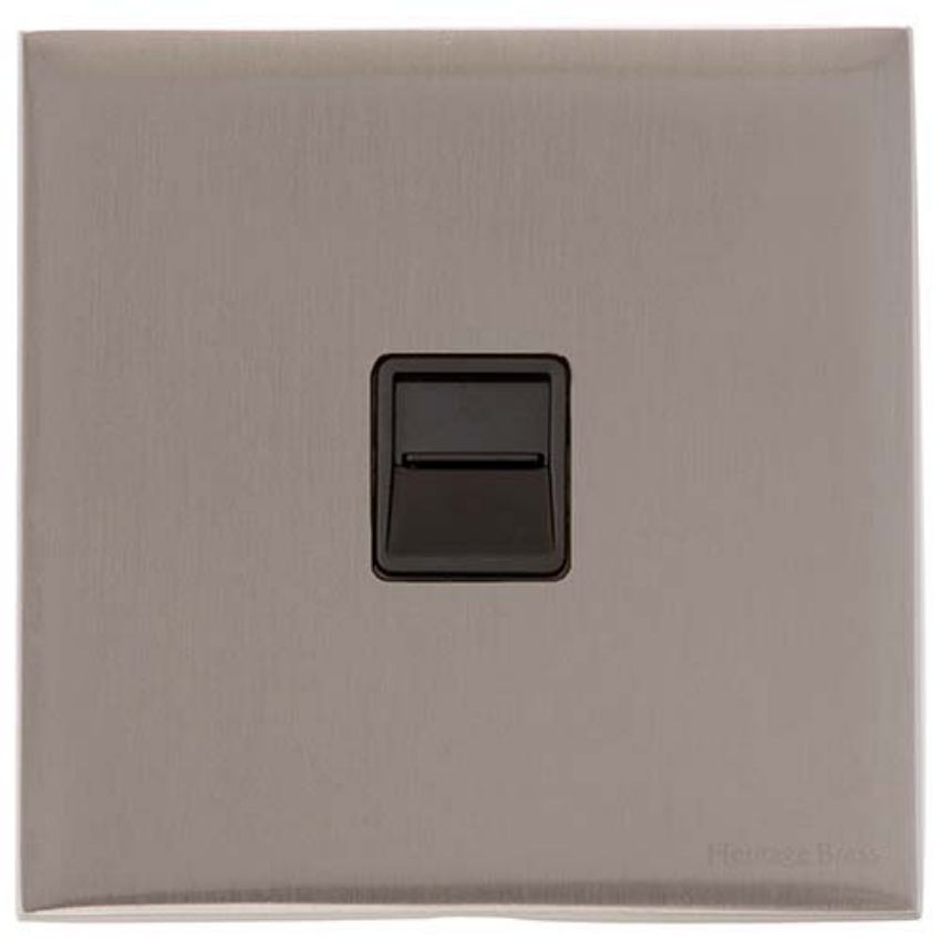 Picture of 1 Gang Master Line Socket - Satin Nickel - W05.691.BK-M