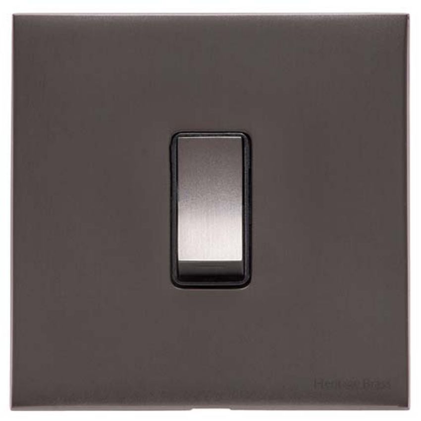 Picture of 1 Gang Intermediate Rocker Switch (10 Amp) Dark Bronze- W09.501.DBZ