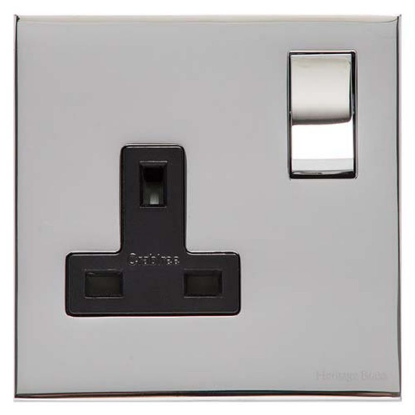 Picture of Single Socket (13 Amp) In Polished Chrome - W02.240.PCBK
