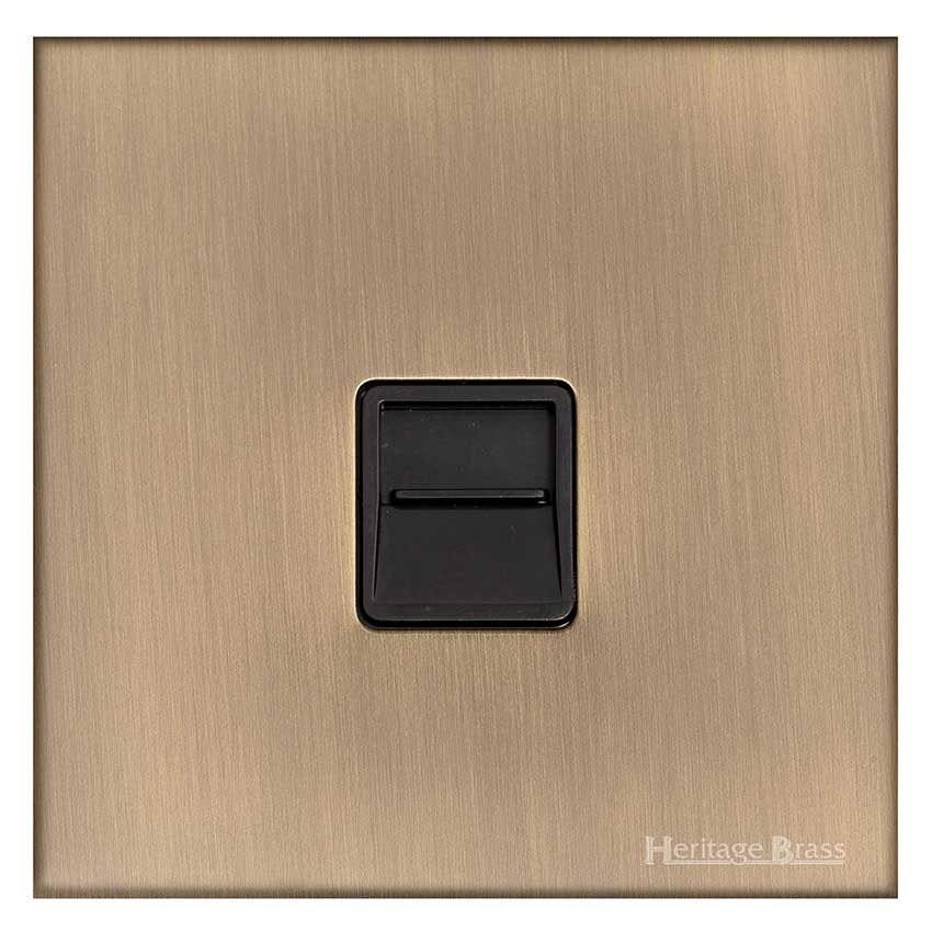 Picture of 1 Gang Master Line Socket - Antique Brass - W91.691.BK-M