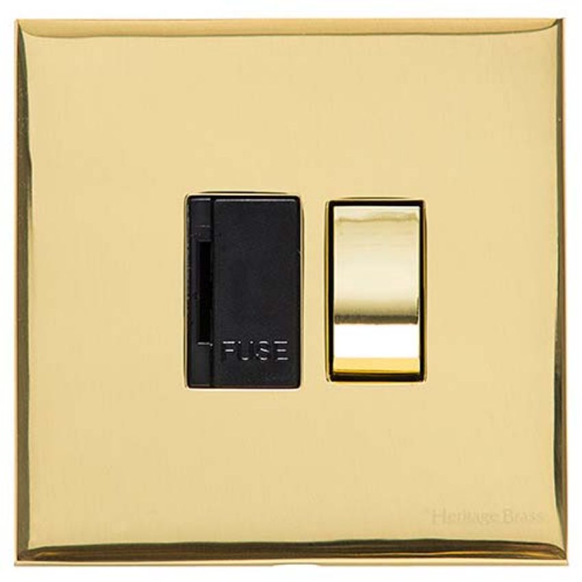 Picture of Switched Spur (13 Amp) In Polished Brass -  W01.235.PBBK