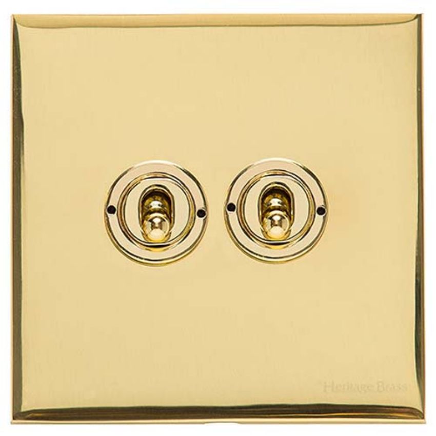 Picture of 2 Gang Toggle Switch - Trimless - W01.2410.PB