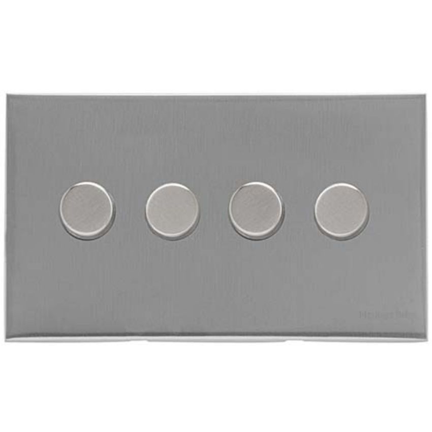 Picture of 4 Gang TED Dimmer (Compatible with LED Lamps) - Trimless - W35.590.TED