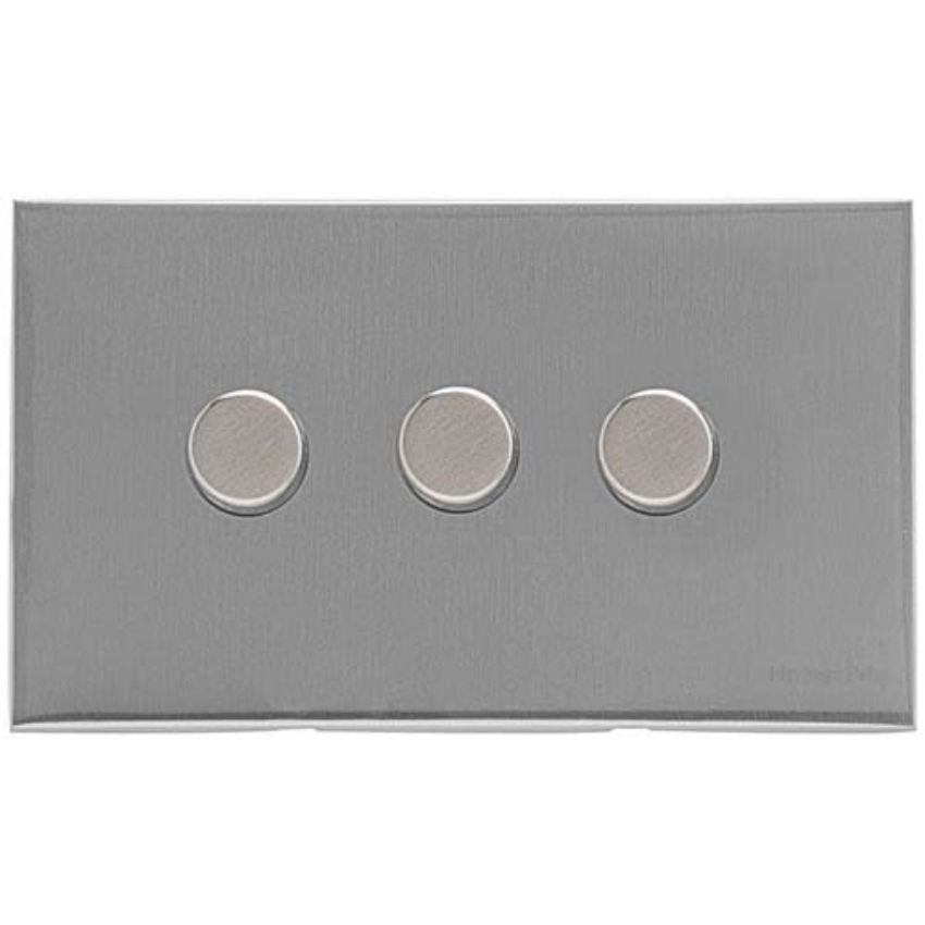 Picture of 3 Gang TED Dimmer (Compatible with LED Lamps) - Trimless - W35.580.TED