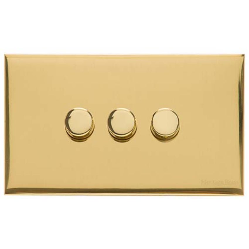 Picture of 3 Gang TED Dimmer (Compatible with LED Lamps) - Trimless - W01.580.TED