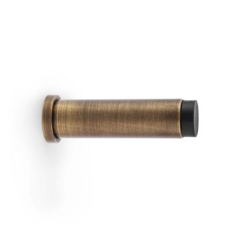 Picture of Alexander and Wilks Plain Projection Door Stop in Antique Brass - AW601-75-AB