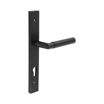 Picture of CR-102 Black Multi Point Backplate Door Handle - CR-102G4MB