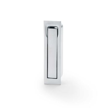 Pocket Door Edge Pull in Satin Chrome - AW990SC Picture of Pocket Door Edge Pull in Satin Chrome - AW990SC