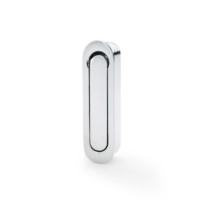 Picture of Pocket Door Radius Edge Pull in Polished Chrome - AW991PC