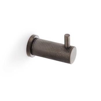 Picture of Alexander and Wilks Brunel Knurled Coat Hook - AW775DBZPVD