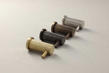 Picture of Alexander and Wilks Brunel Knurled Coat Hook - AW775DBZPVD