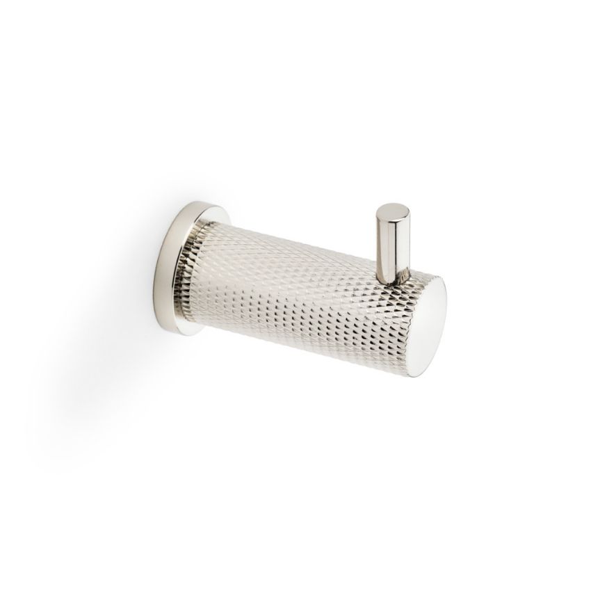 Picture of Alexander and Wilks Brunel Knurled Coat Hook - AW775PNPVD