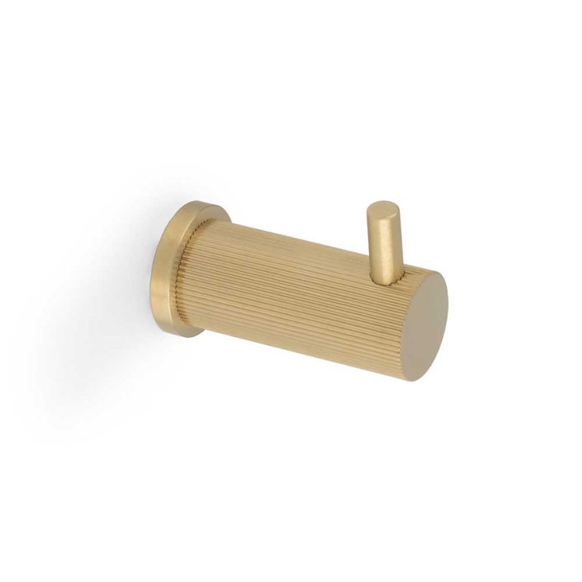 Picture of Alexander and Wilks Brunel Reeded Coat Hook - AW776SBPVD