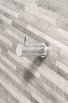 Picture of Alexander and Wilks Brunel Reeded Coat Hook - AW776PC