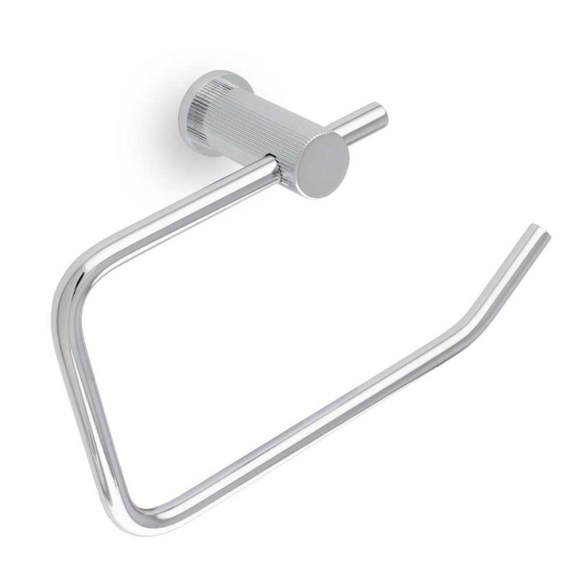 Picture of Brunel Reeded Toilet Roll Holder In Polished Chrome - AW452PC
