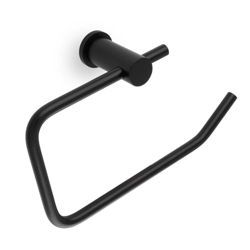 Picture of Brunel Plain Toilet Roll Holder In Black- AW454BL