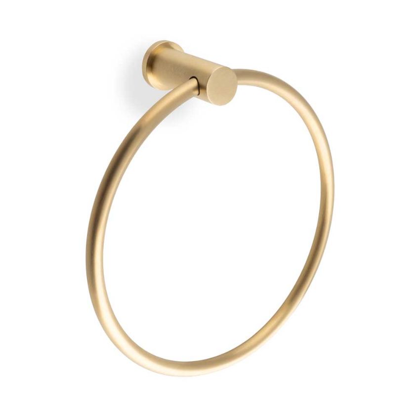 Picture of Brunel Plain Towel Ring In Satin Brass- AW455SBPVD
