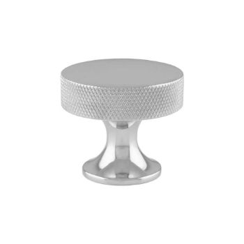 Picture of Berlin Knurled Cupboard Knob in Polished Chrome - AW841-38-PC