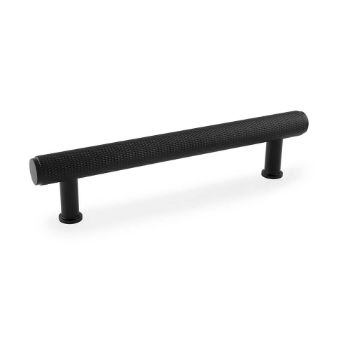 Picture of Crispin Dual Finish Knurled T-bar Cupboard Pull Handle - AW809-BL