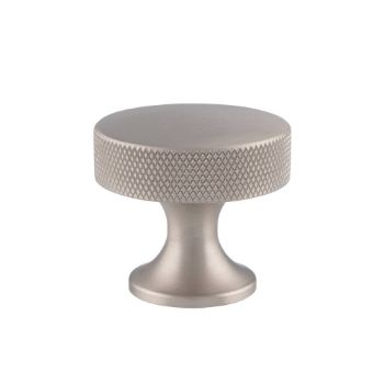 Picture of Berlin Knurled Cupboard Knob in Satin Nickel - AW841-38-SN