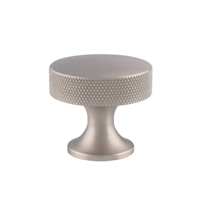 Picture of Berlin Knurled Cupboard Knob in Satin Nickel - AW841-38-SN