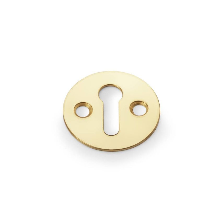 Picture of Standard Profile Victorian Escutcheon In Polished Brass Lacquered- AW399-PBL