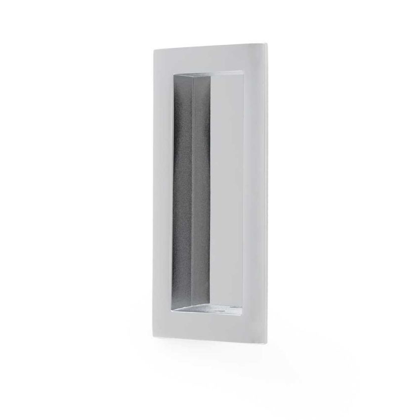 Picture of Alexander and Wilks Rectangular Flush Pull in Polished Chrome- AW911-100-PC