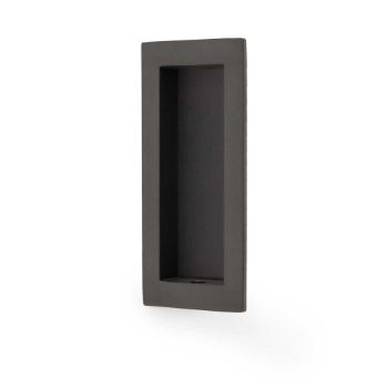 Picture of Alexander and Wilks Rectangular Flush Pull in Dark Bronze PVD- AW911-100-DBZPV