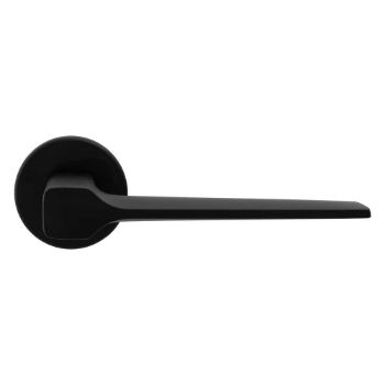Picture of Manital Sonica Lever on Sprung Push-on Round Rose- SC5BLK