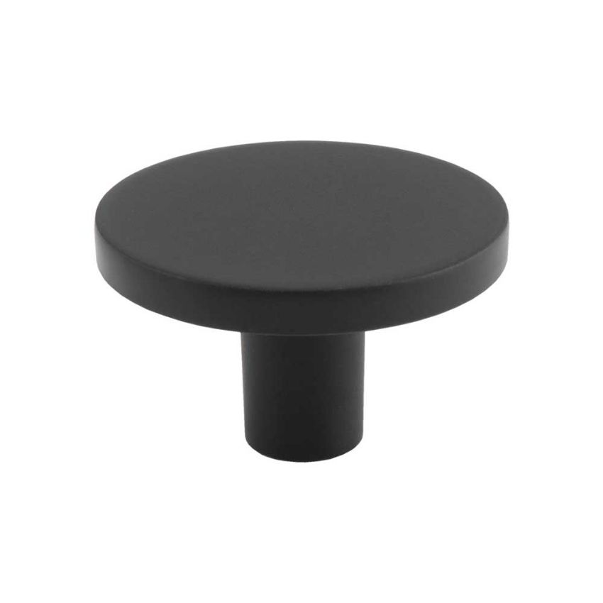 Picture of Circular Cupboard Knob In Black- FTD348BMB