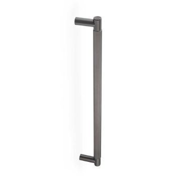 Picture of Alexander & Wilks Spitfire Reeded Pull Handle - Dark Bronze PVD - AW502-450-DBZPVD