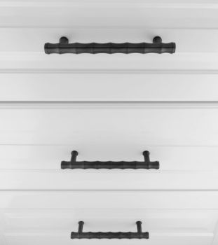 Picture of Bamboo T-bar Pull Handle in Dark Bronze PVD - AW809B-128-DBZPVD