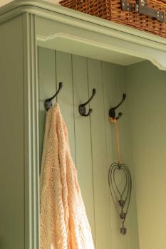 Picture of Alexander and Wilks Victorian Hat and Coat Hook in Polished Nickel - AW770PN