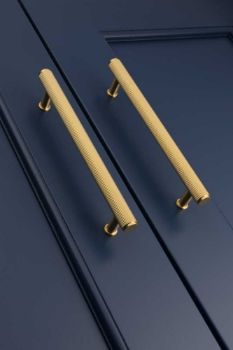 Picture of Reeded T-bar Cupboard Pull Handle in Polished Nickel - AW809R-PN