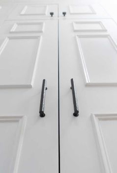 Picture of Leila Hammered T-bar Cupboard Pull Handle - AW817-160-DBZ