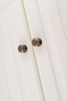 Picture of Waltz Round Cupboard Knob on Stepped Rose - AW825-PN