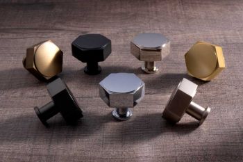 Picture of Vesper Hexagon Cabinet Knob - AW828-33-PN
