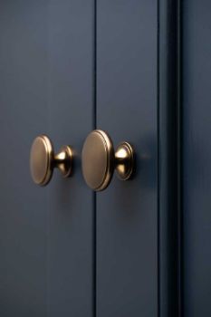 Picture of Cambridge Round Cupboard Knob In Satin Brass - AW849-38-SB