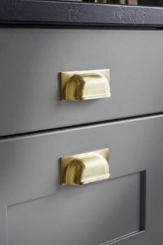 Picture of Quantock Cup Pull Handle - Satin Brass - AW905SBPVD