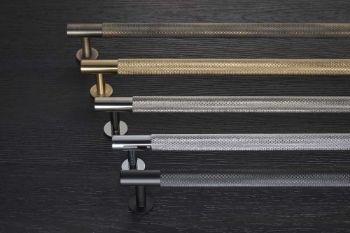Picture of Knurled Pull Cabinet Handle - Matt Black - FTD700MB