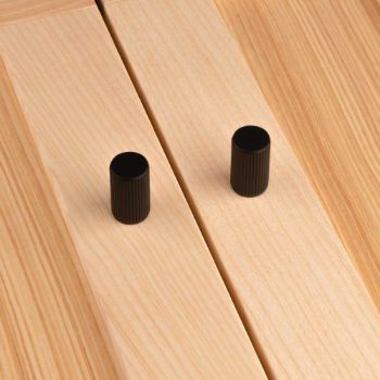 Picture of Satin Brass Lines Cabinet Knob - FTD712SB