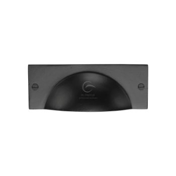Matt Black Rustic Iron Cheshire Cabinet Drawer Pull - FB2762 Matt Black Rustic Iron Cheshire Cabinet Drawer Pull - FB2762