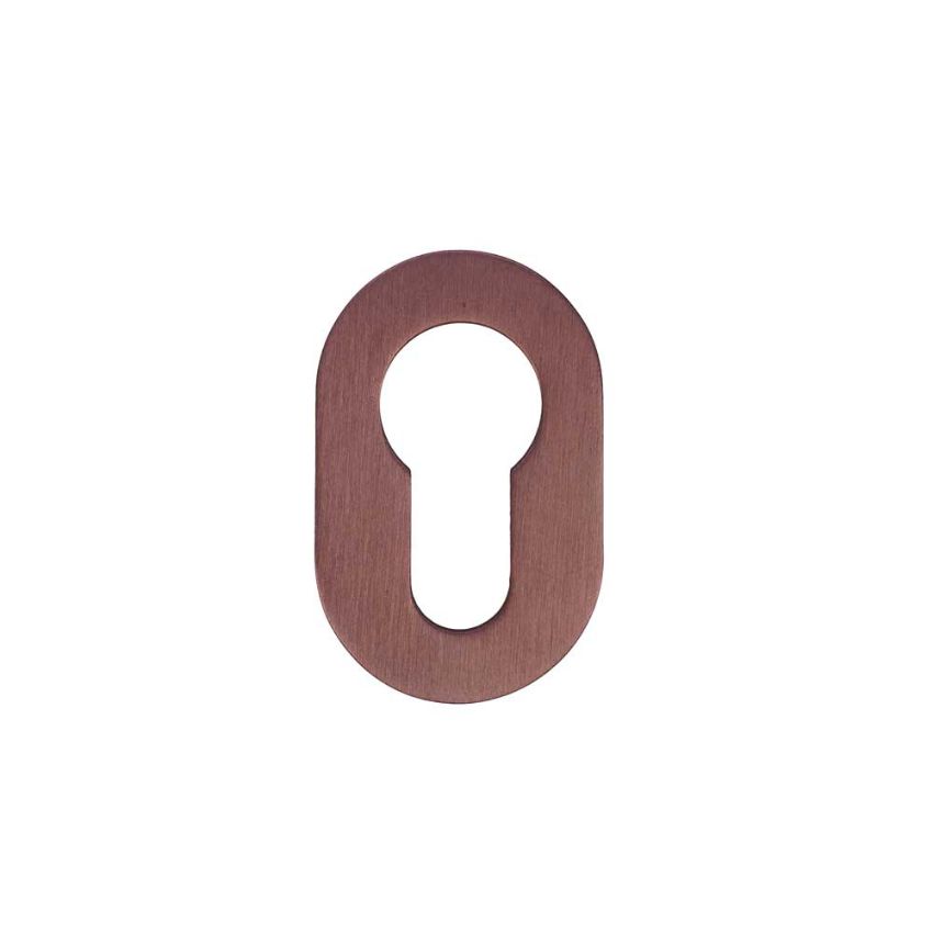 Picture of Rosso Tecnica Euro Profile Mini Escutcheon in PVD Bronze Finish - RT001-MINI-PVDBZ