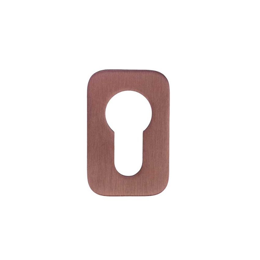 Picture of Rosso Tecnica Euro Profile Mini Squircle Escutcheon in PVD Bronze Finish - RT001-MINISQ-PVDBZ