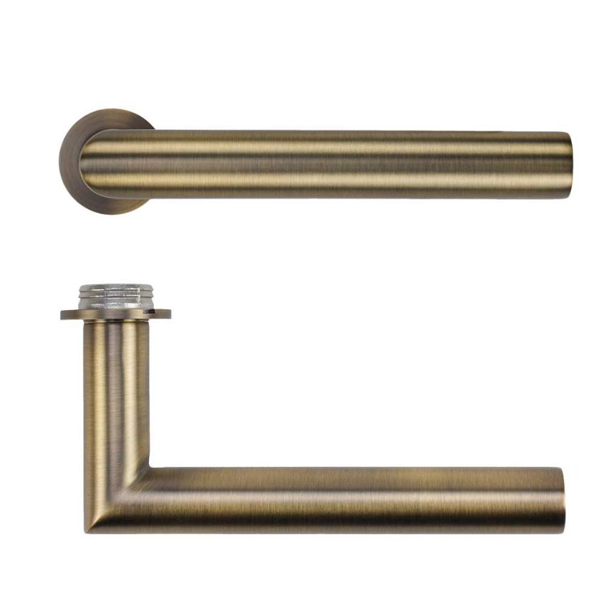 Picture of Rosso Tecnica Lugano Lever On Round Mini Rose- RT010-MINI-AB