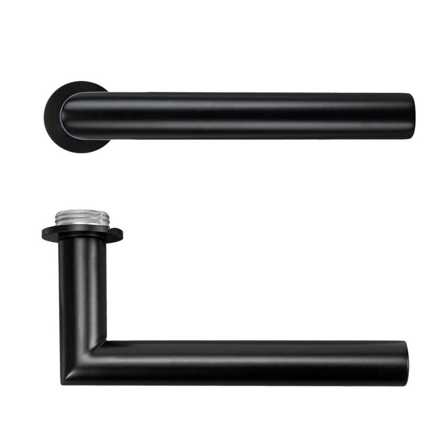 Picture of Rosso Tecnica Lugano Lever On Round Mini Rose- RT010-MINI-PVDBLK