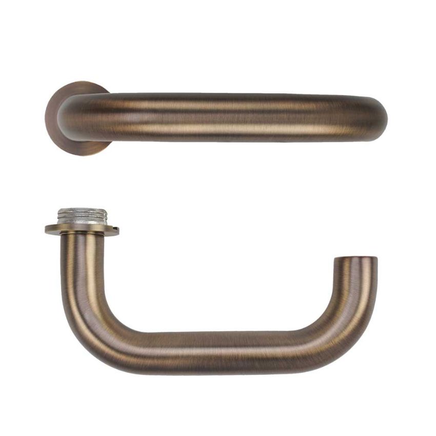 Picture of Rosso Tecnica Maggiore Lever On Round Mini Rose- RT030-MINI-AB