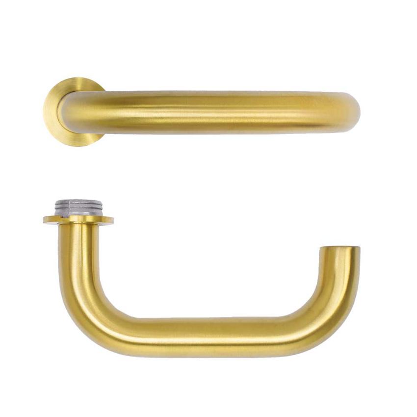 Picture of Rosso Tecnica Maggiore Lever On Round Mini Rose- RT030-MINI-PVDSB